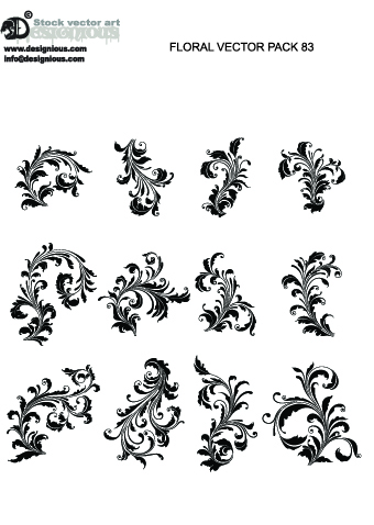 Floral 10 vector