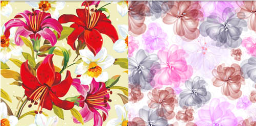 Floral Backgrounds Set 23 vectors graphics