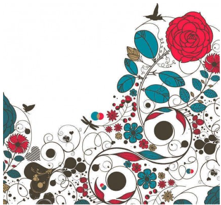 Floral Flower Background vector graphics