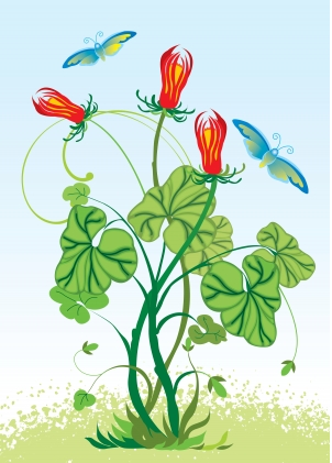 Floral Free 03 vector graphics