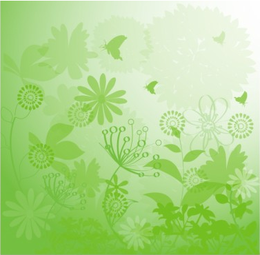 Floral Grunge Background Free vector