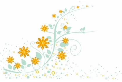 Floral Ornament graphic design vectors