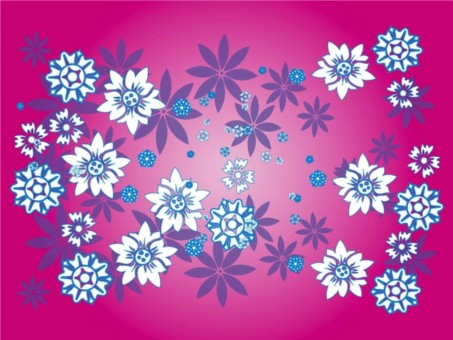 Floral Pattern Decorations vector