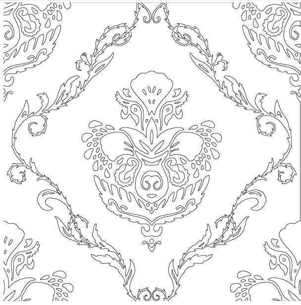 Floral Wallpaper Pattern vector