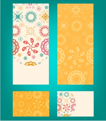 Floral banner vector graphics