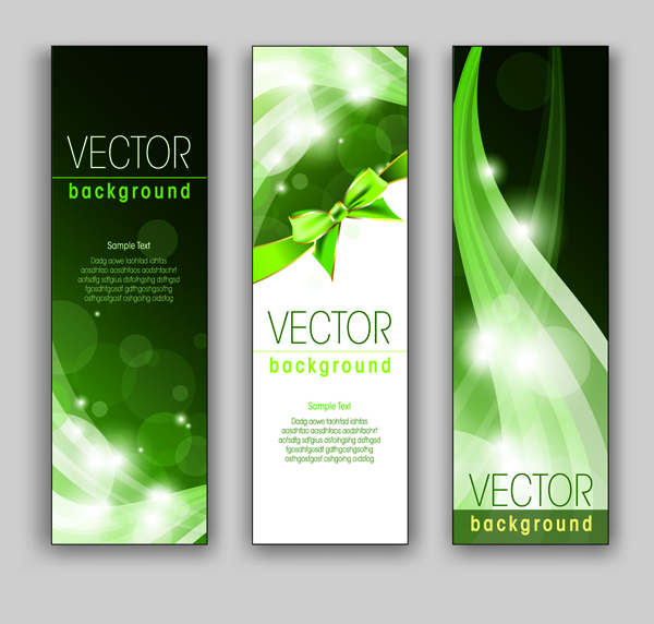 Floral dynamic green background 2 vector graphics