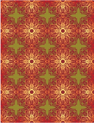 Floral wallpaper vector set