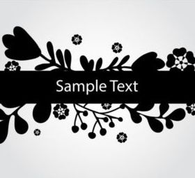 Floral with frames background 6 vector