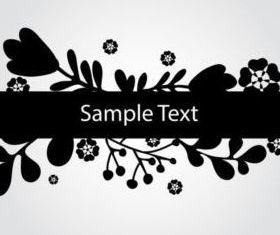 Floral with frames background 6 vector
