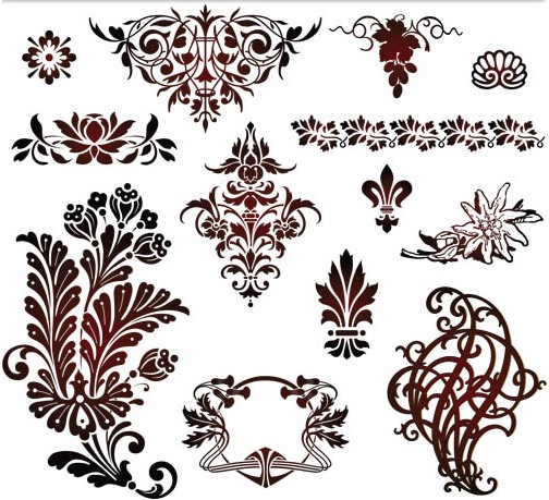 Flower Ornaments vector