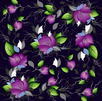Flowers shading 5 vector