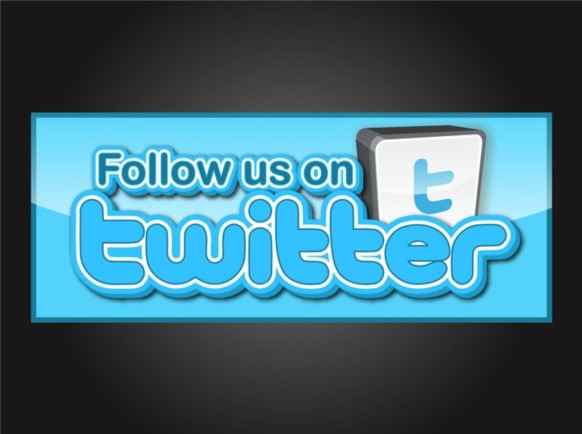 Follow Us On Twitter vector