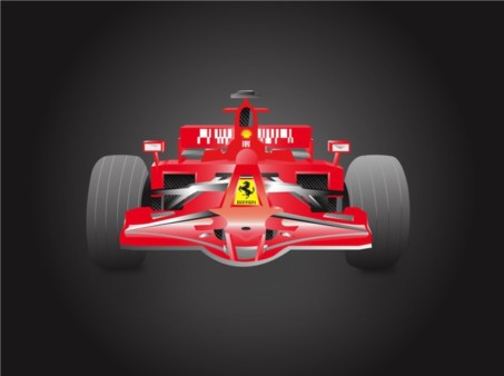 Formul1 Ferrari vector