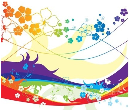 Free Colorful Flower vector