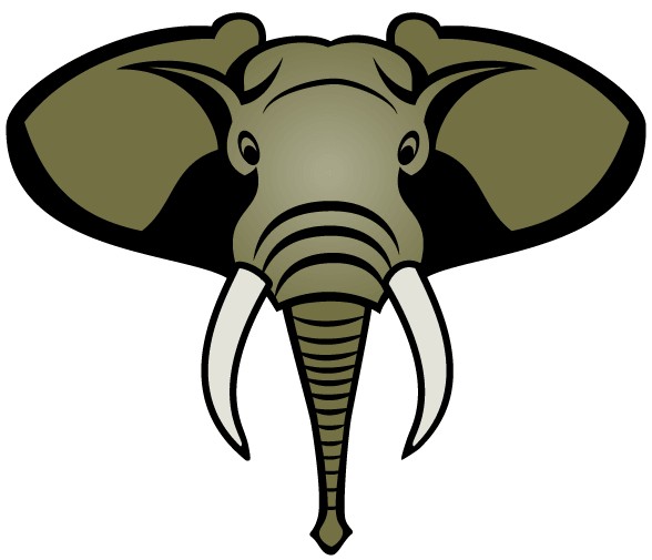 Free Elephant Head Image vector design