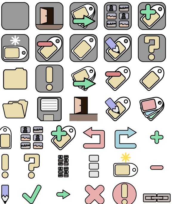Free Icon Set 1 vector material