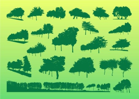 Free Trees vector design