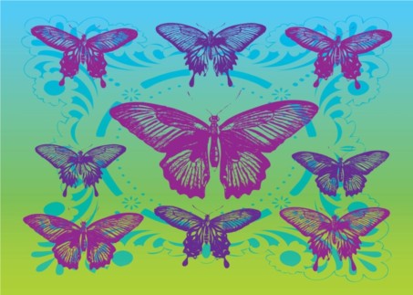 Free Butterflies vector