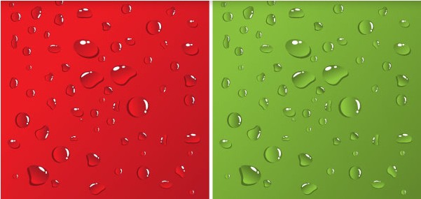 Free Water Drops Background Vector Illustration