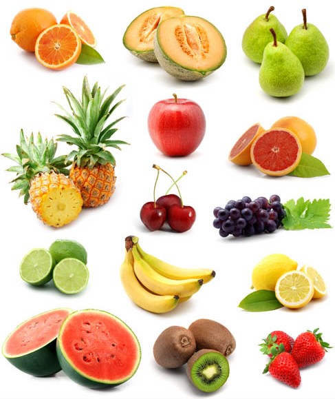 Fresh Juicy Fruits vector