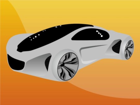 Futuristic Car design vectors