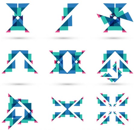 Geometric Logos vector