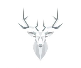 Geometric lattice deer head vector