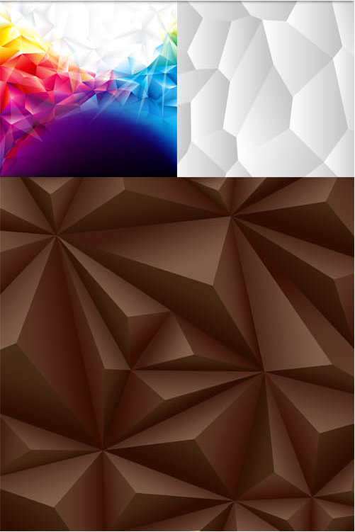 Geometrical Backgrounds vector