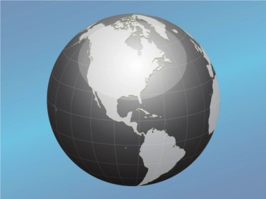 Globe Vector illustration