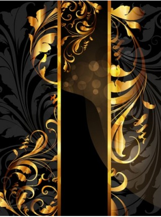 Gold pattern 4 vector