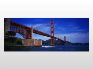 Golden Gate Bridge vector material