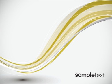 Golden Swoosh Background vector material