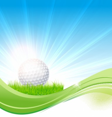 Golf flow background vector free download