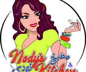 Creative cartoon character vector