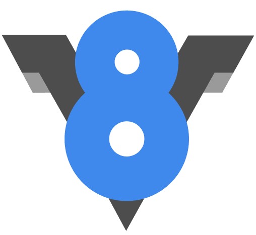 Google V8 Logo vector graphics