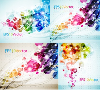 Gorgeous graphics background vector