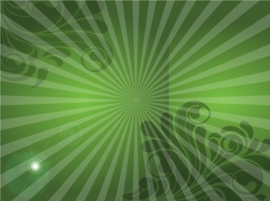 Green Swirls background shiny vector