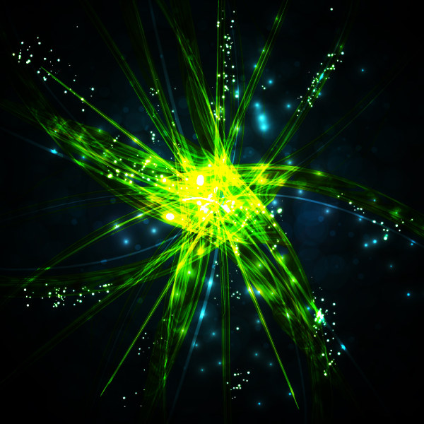 Green light background 2 vector free download