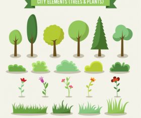 Green plant vector