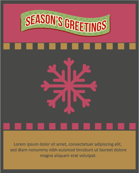 Greetings cards 1 vector