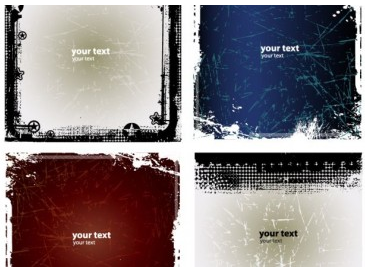 Grunge Backgrounds free vector