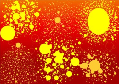Grunge Bubbles background vector