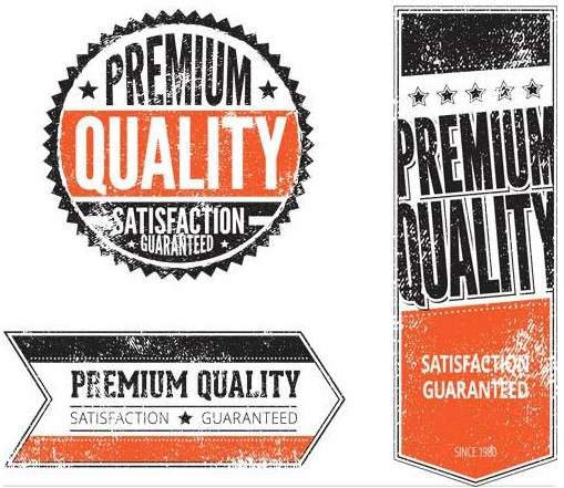Grunge Sale Quality Labels art creative vector