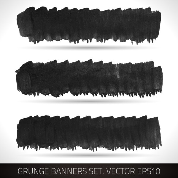 Grunge borders 6 vector