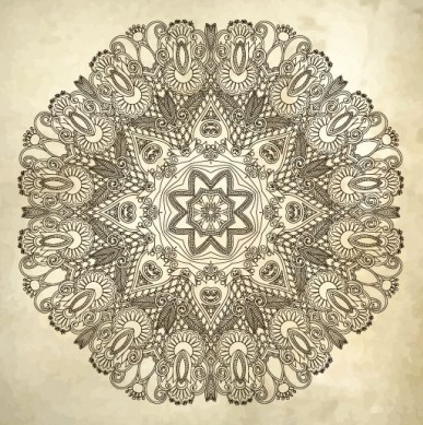 Handpainted pattern background 02 design graphics