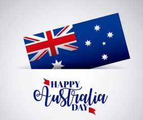 Happy Australia day festival design vector 03