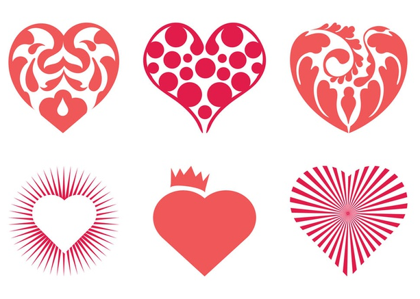 Hearts graphic vector