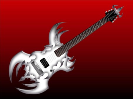 Hellraiser Guitar vector