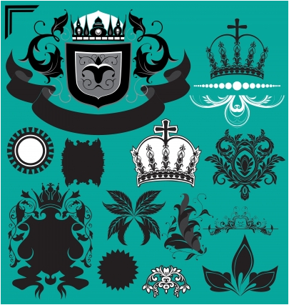 Heraldry vector