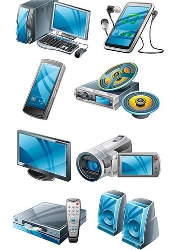 High quality digital products vector